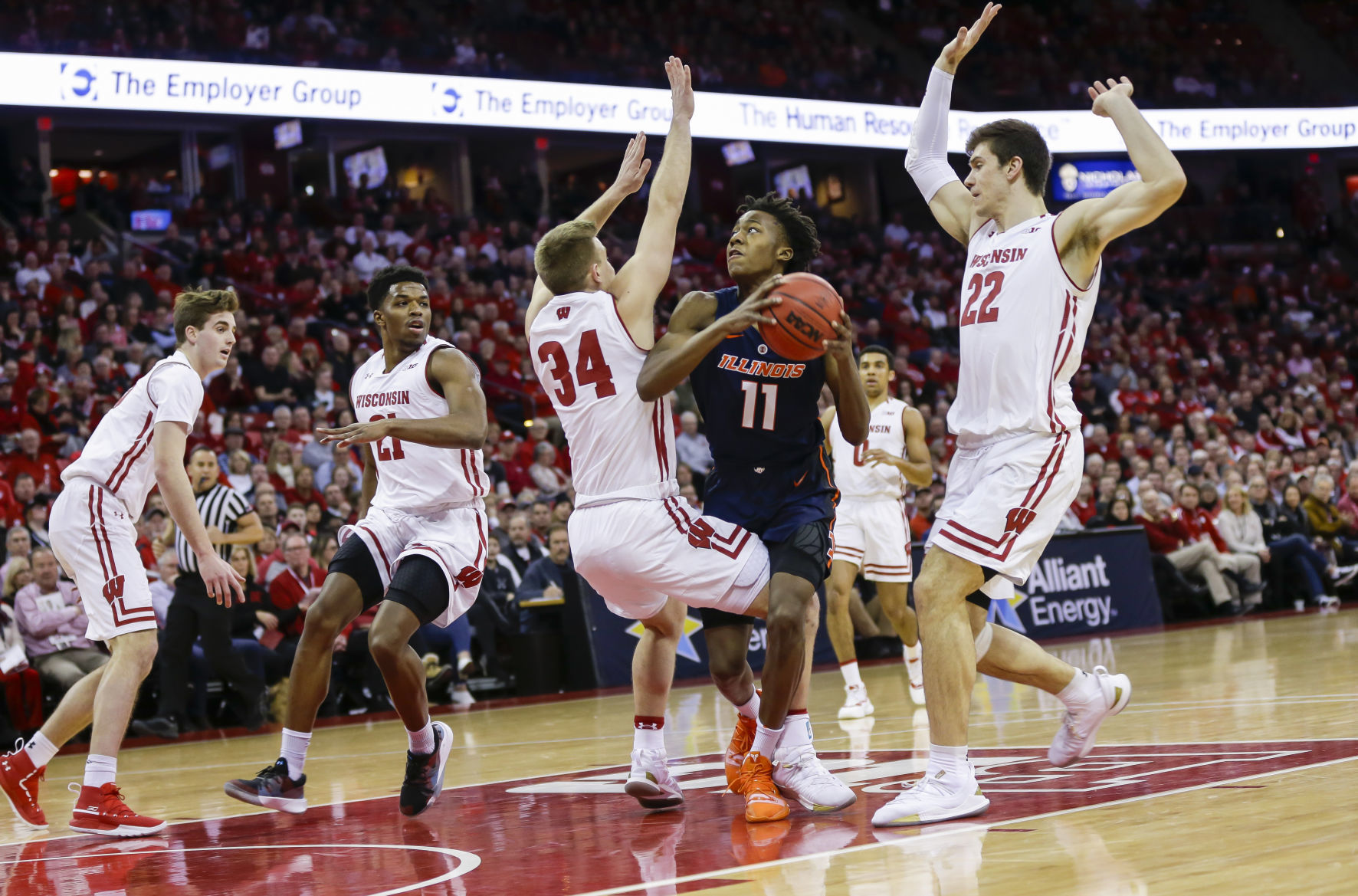 Illinois Wisconsin Basketball